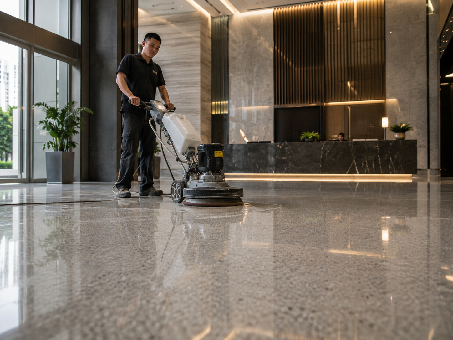 commercial building floor