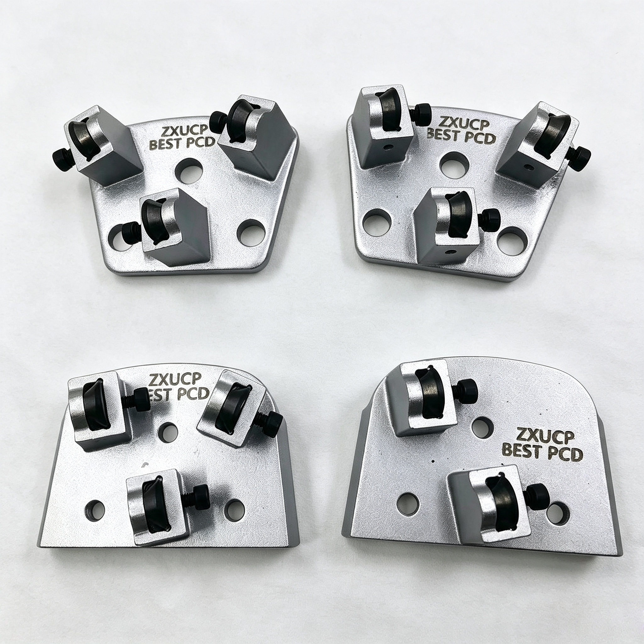 PCD grinding shoe for epoxy coating removal