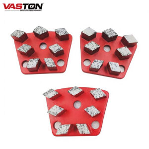 TTrapezoid metal bond diamond grinding plate for concrete