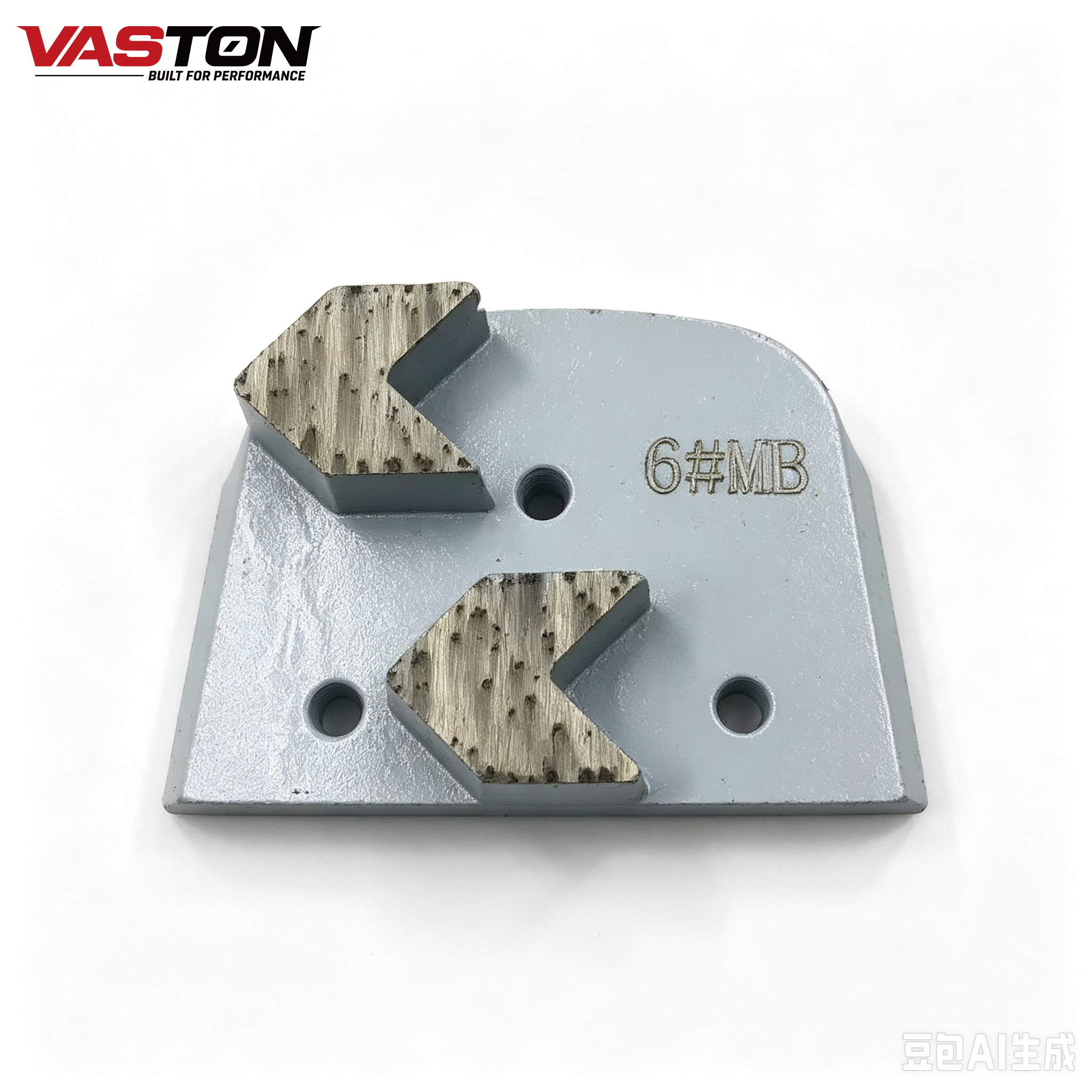 arrow shaped metal bond diamond grinding block for concrete