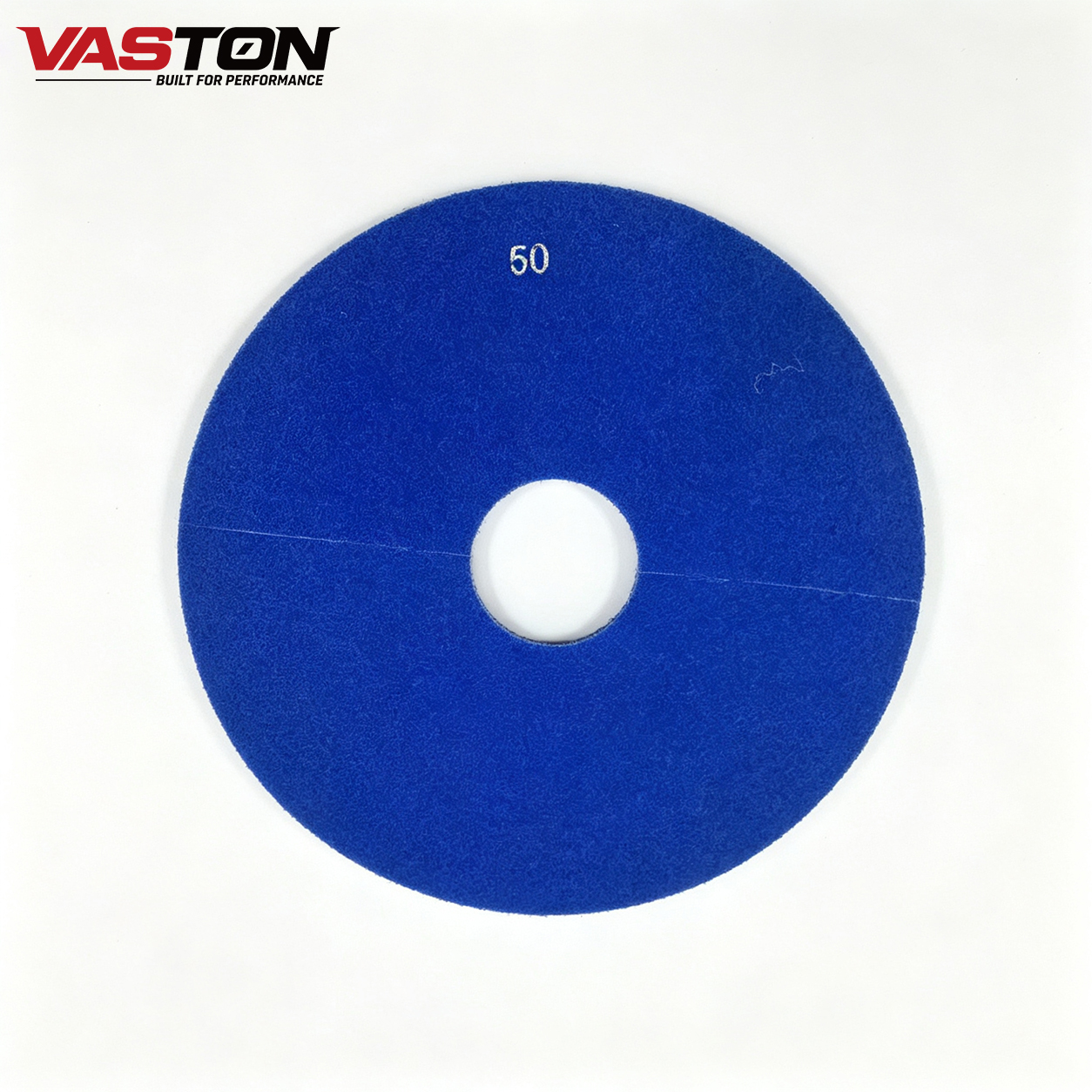 Diamond polishing pad for wet grinding and polishing stone and marble surfaces