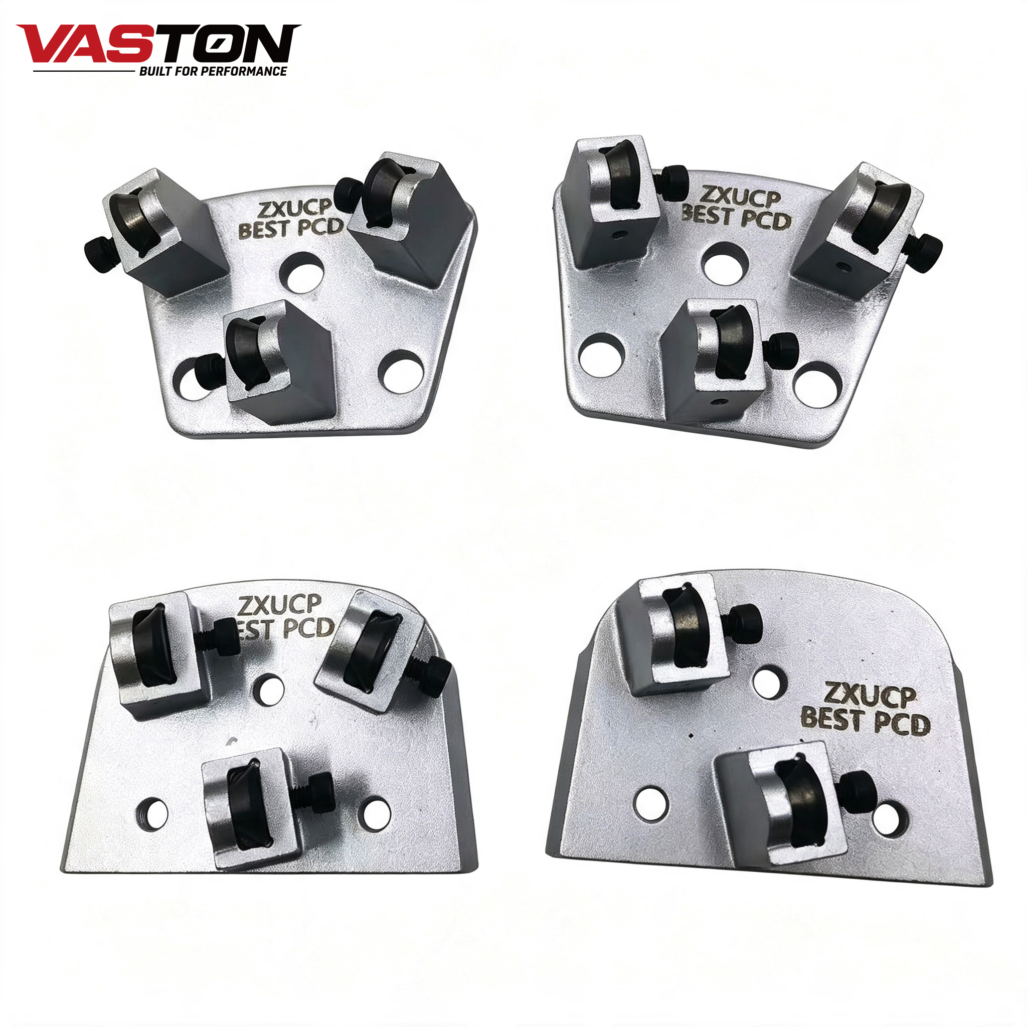 PCD diamond grinding shoes for concrete coating removal