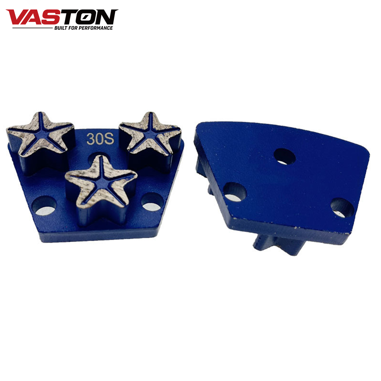 30 grit metal bond grinding tool front and back view