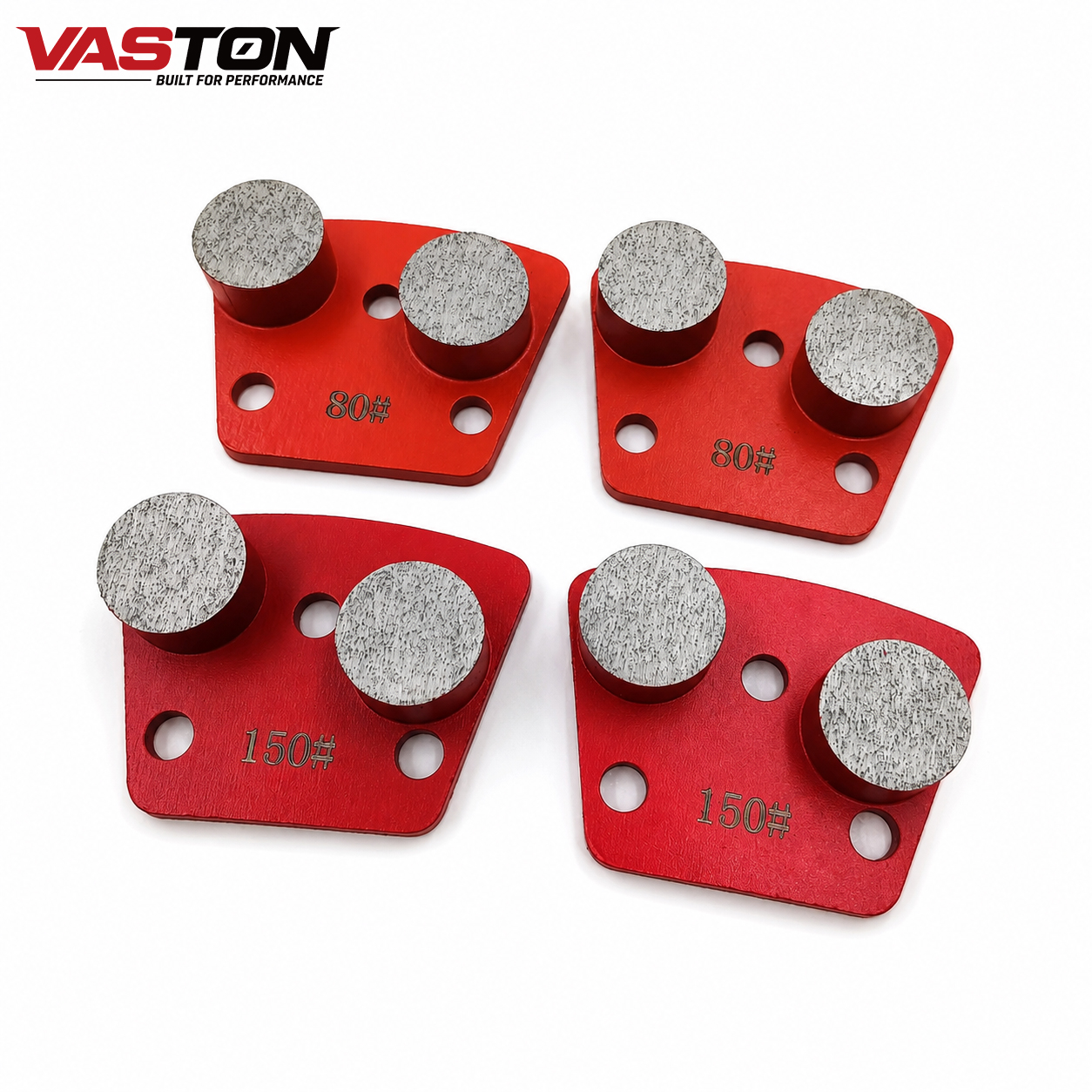 Metal bond grinding plate for concrete floor grinding