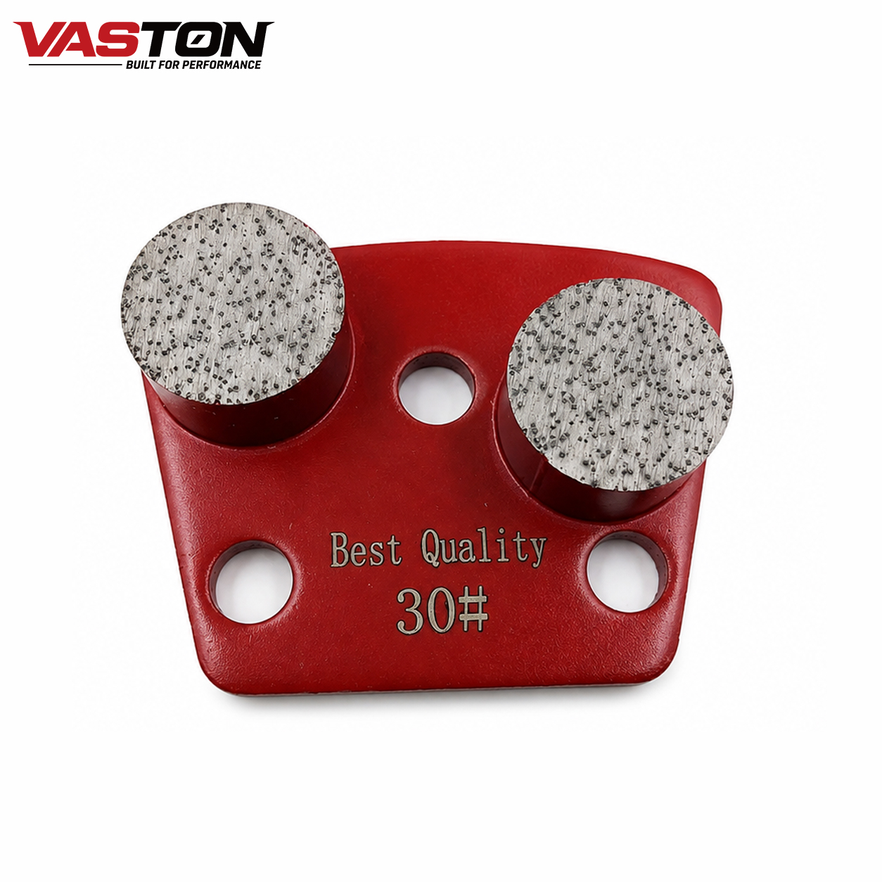 Metal bond grinding plate mounting hole detail